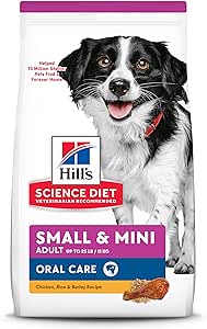 Hill's Science Diet Adult Oral Care Small & Mini Chicken, Rice & Barley Recipe Dog Food