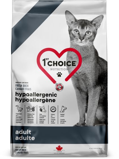 1st Choice Adult Cat Hypoallergenic Grain Free Fresh Duck Food