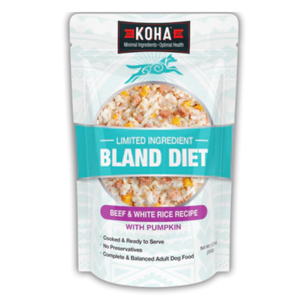 KOHA Bland Diet for Dogs: Limited Ingredient Bland Diet Beef & White Rice Recipe for Dogs