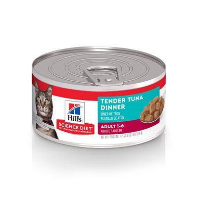 Hill's Science Diet Tender Tuna Dinner Adult Cat Can