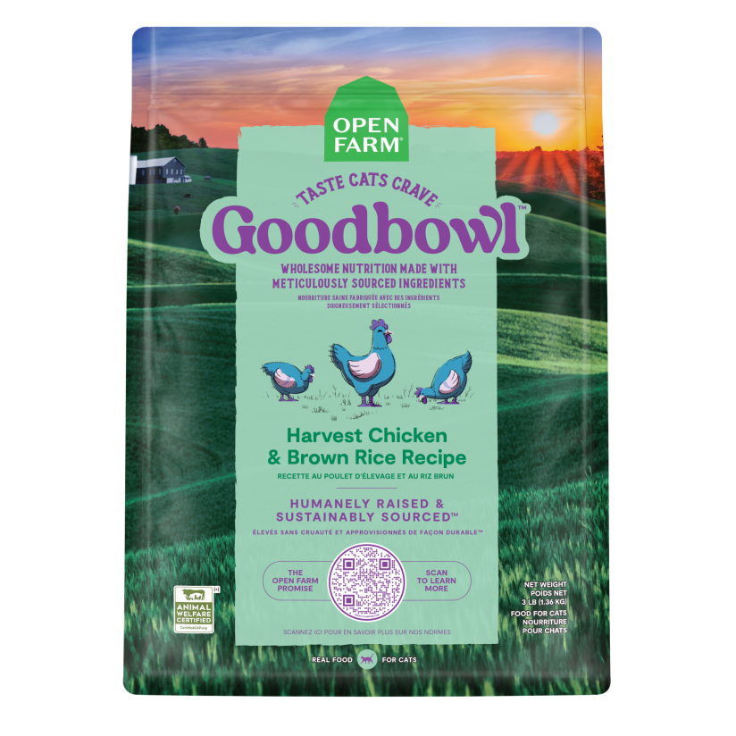 Open Farm GoodBowl Harvest Chicken & Brown Rice Recipe for Cats