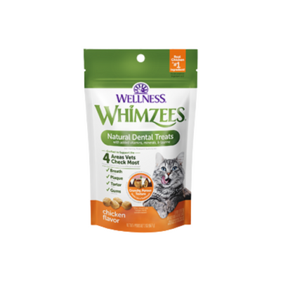 Whimzees Natural Dental Treats Chicken Flavor For Cats