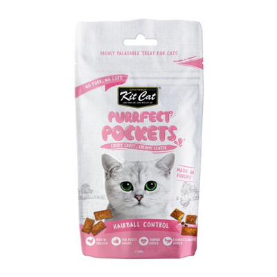 Kit Cat Purrfect Pockets Hairball Control Cat Treats