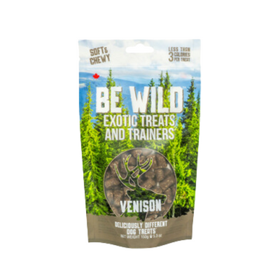 Be Wild Exotic Treats and Trainers Venison Soft & Chewy Dog Treat