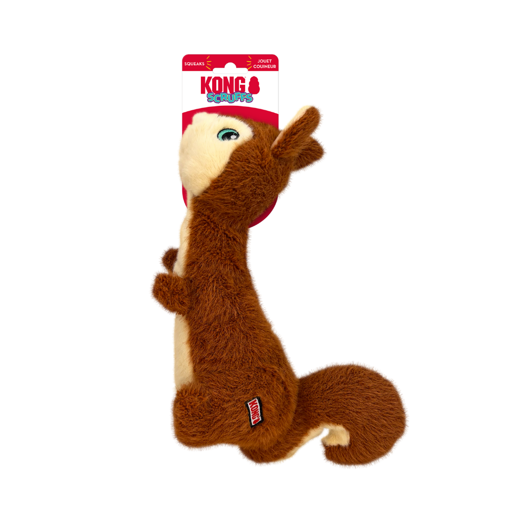 KONG Scruffs Squirrel Medium/Large Dog Toy