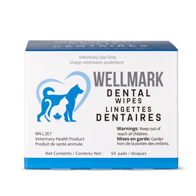 Wellmark Dental Wipes for Cats and Dogs 50ct