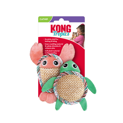 KONG Tropics Pals 2 Pack Cat Toy