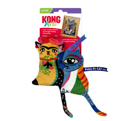 KONG Arts Kahlo/Picasso 2 Pack Cat Toy