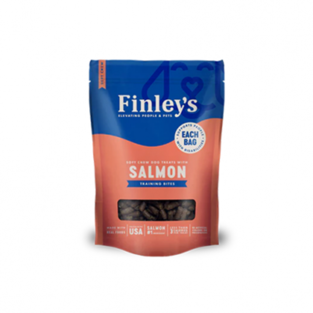 Finley's Salmon Soft Chew Training Bites Dog Treats