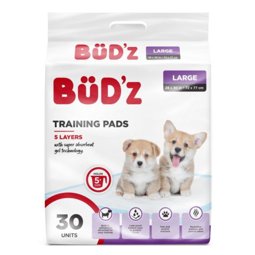 Bud'Z Disposable Puppy Pads Large 28"x30"