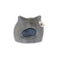 Ruff Love Cozy Cat Bed - Grey