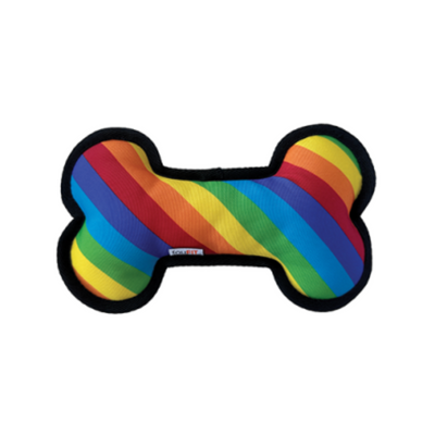 foufouBRANDS fouFIT One Love Tough Bone 6.5" Dog Toy