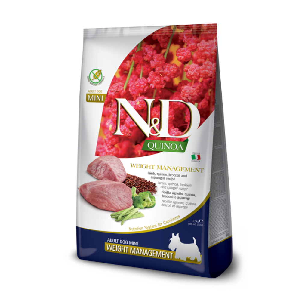 Farmina N&D Quinoa Functional Weight Management Lamb Mini Dog Food