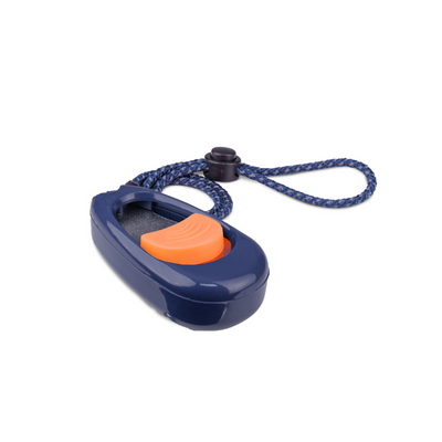 Coachi Multi-Clicker Navy with Coral Button