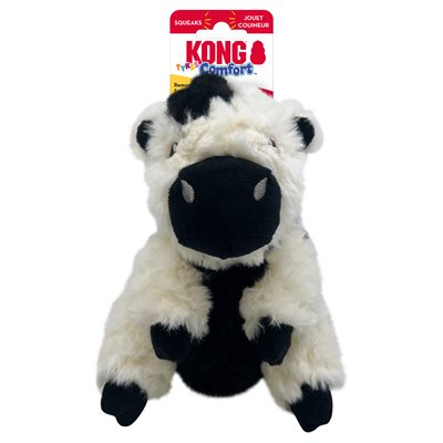 KONG Comfort Tykes Cow Small Dog Toy