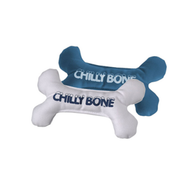 Multipet Chilly Bone 5.5" Dog Toy - White