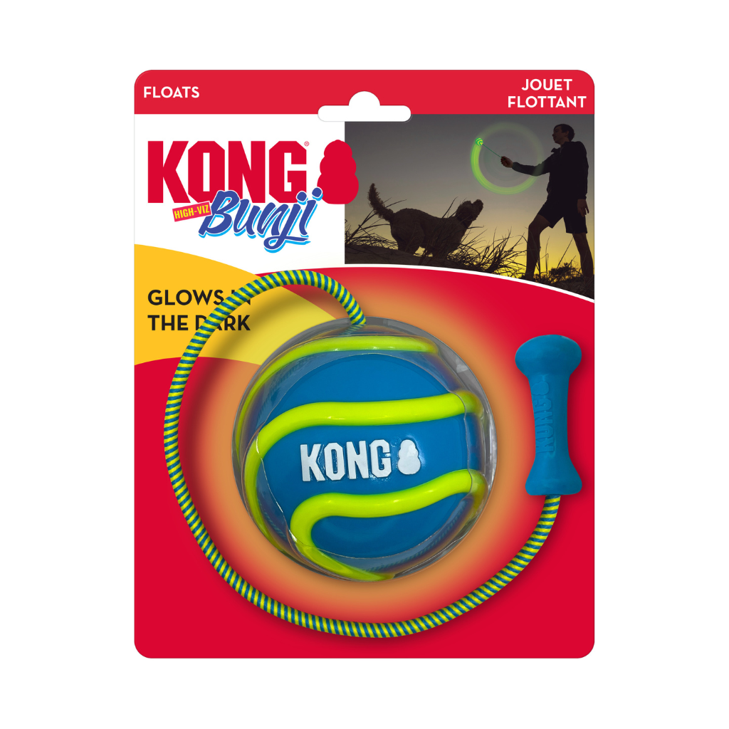 KONG Bunji High-Viz Ball Large Dog Toy