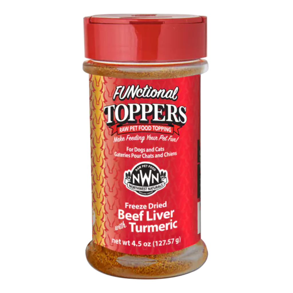 Northwest Naturals Functional Toppers - Beef Liver with Tumeric