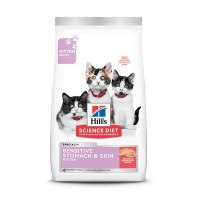 Hill's Science Diet Kitten Sensitive Stomach & Skin Salmon & Rice Cat Food