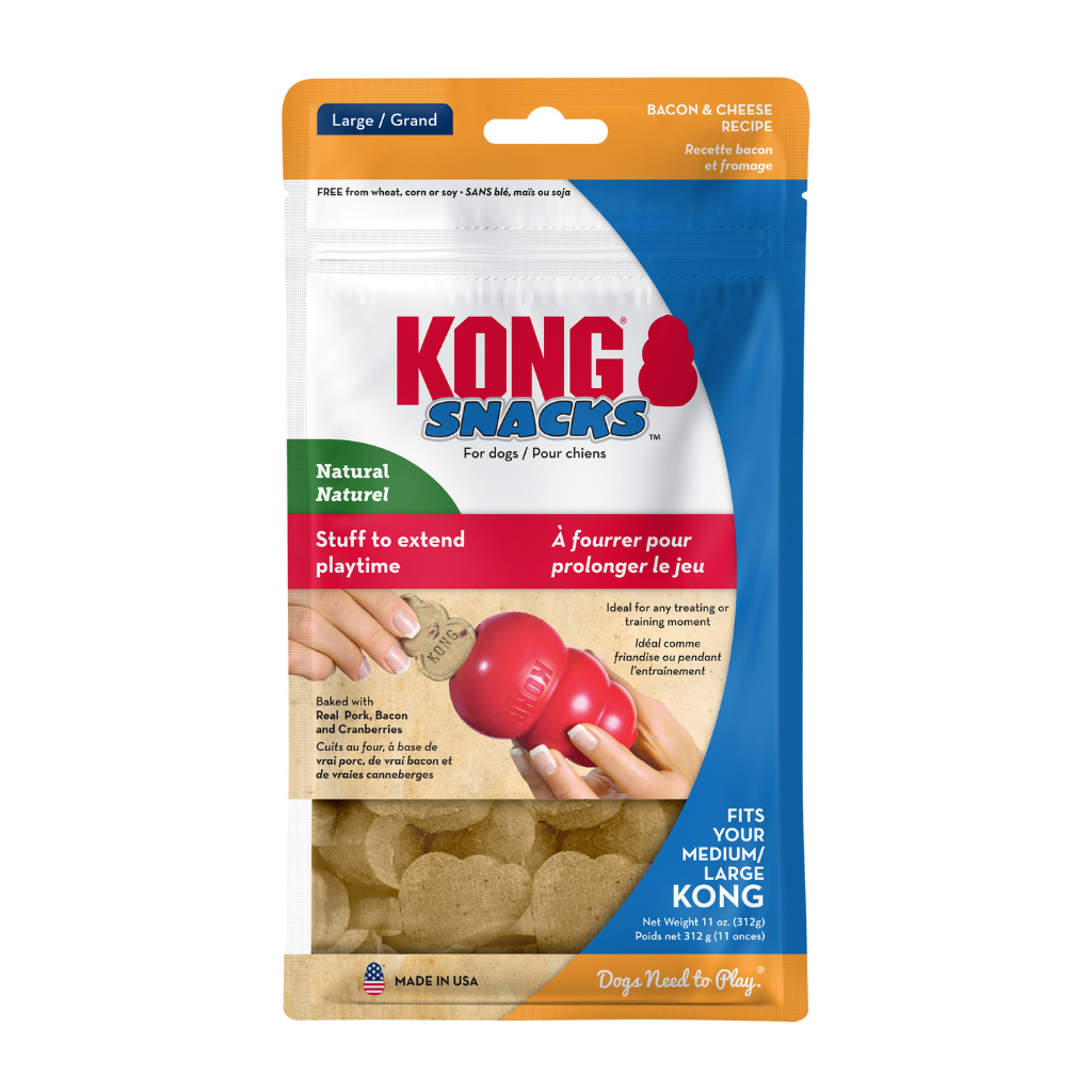 KONG Bacon & Cheese Snacks Large Dog Treats