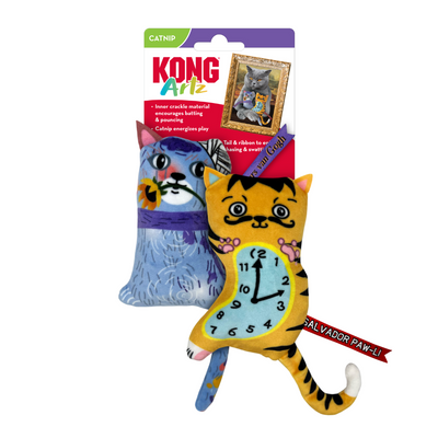 KONG Artz Picasso / van Gogh 2-Pack Cat Toy