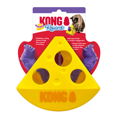 KONG Rewards Rocker Cheese Cat Toy