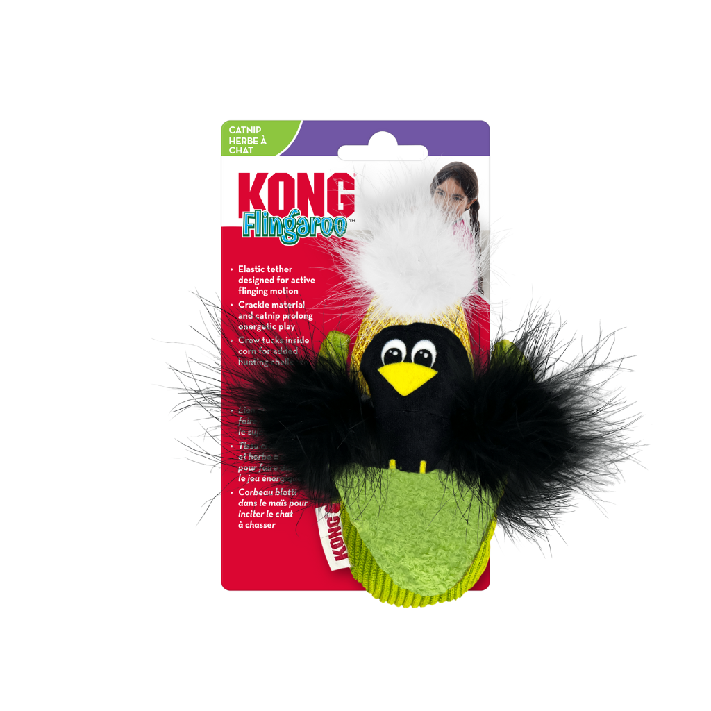 KONG Flingaroo Corny Cat Toy