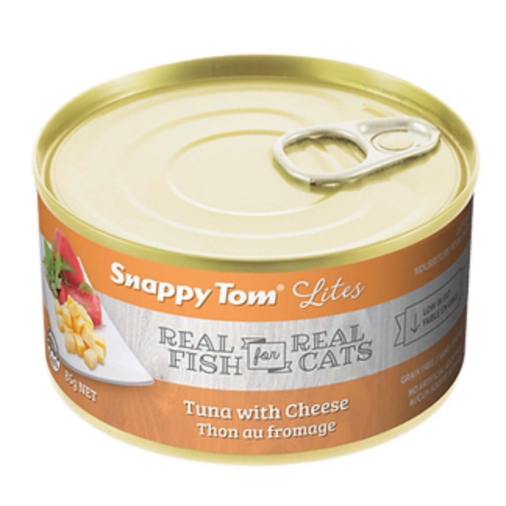 Snappy Tom Lites Tuna with Cheese Cat Can