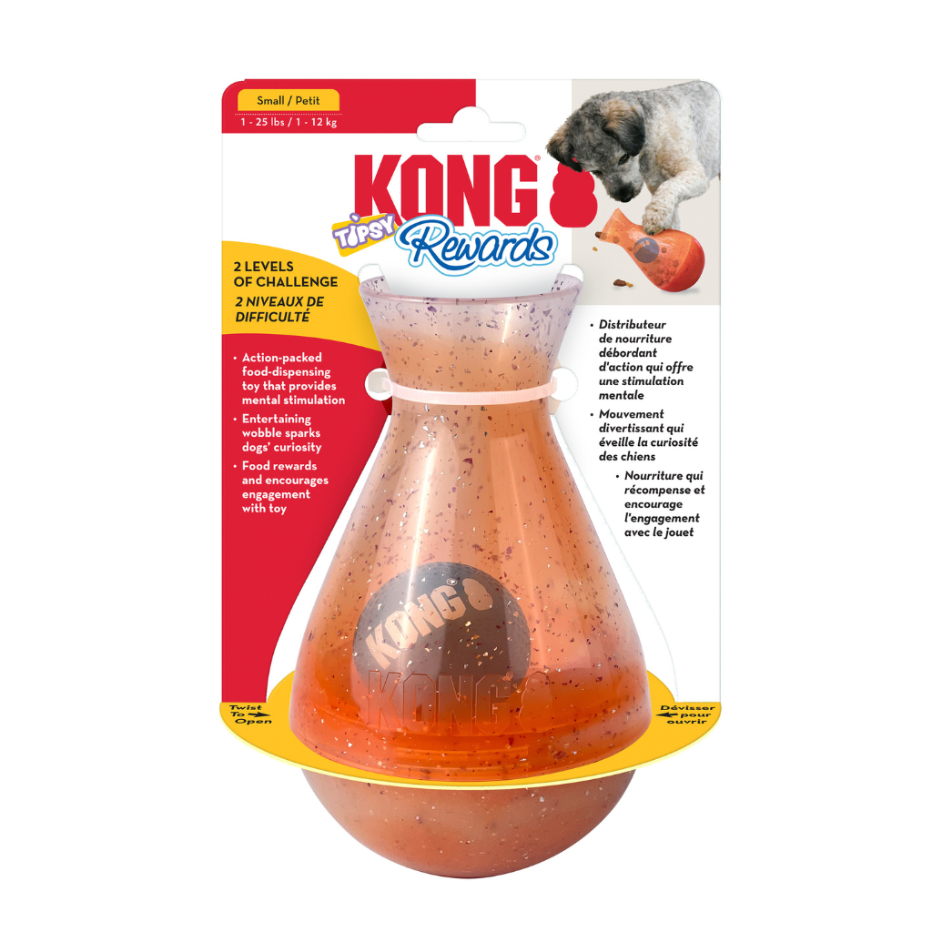 KONG Rewards Tipsy Small Dog Toy