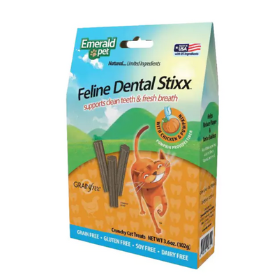 Emerald Pet Feline Dental Stixx - Chicken