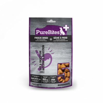 PureBites+ Gut & Digestion Formula Freeze Dried Daily Health Supplement for Dogs