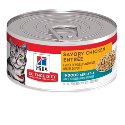 Hill's Science Diet Indoor Cat Chicken Entrée Cat Can