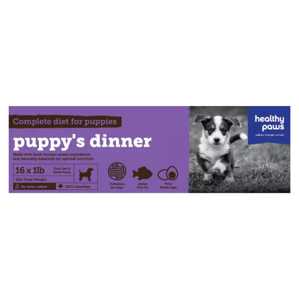 Healthy Paws Big Box Dinner Puppy Chicken and Vegetables