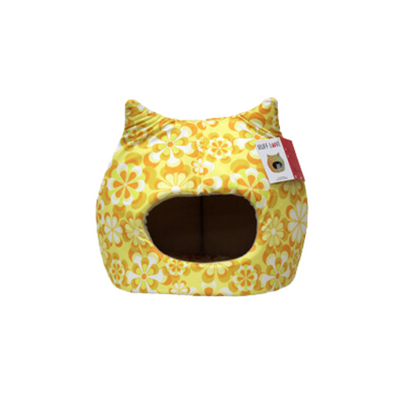 Ruff Love Cozy Cat Bed - Flower Power