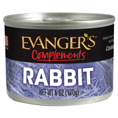 Evanger's Complements Grain Free Rabbit Can For Dogs & Cats