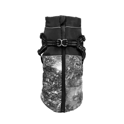 Doggie-Q Harness Jacket Reflective - Black