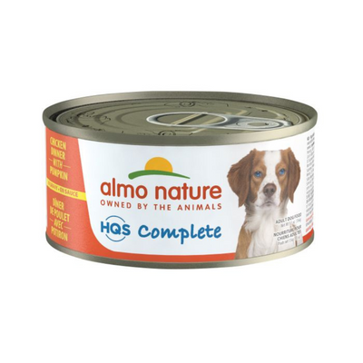 Almo Nature HQS Complete Dog Food - Chicken Dinner With Pumpkin In Gravy