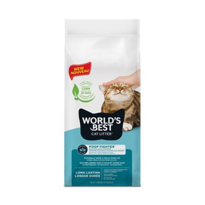 World's Best Cat Litter Poop Fighter Clumping Cat Litter