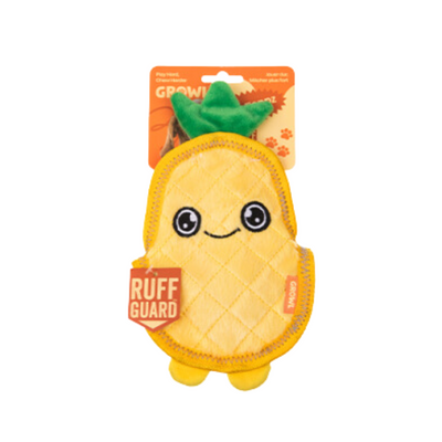 Growl Flip Floppz Fruit Penny the Pineapple Dog Toy