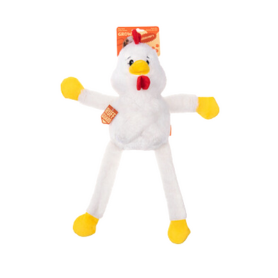 Growl Pulldozers Chuck the Chicken Dog Toy