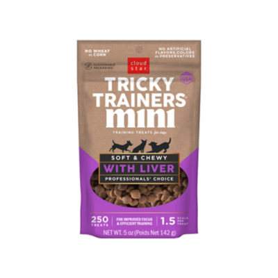 Cloud Star Tricky Trainers Soft & Chewy Mini Liver Dog Treats