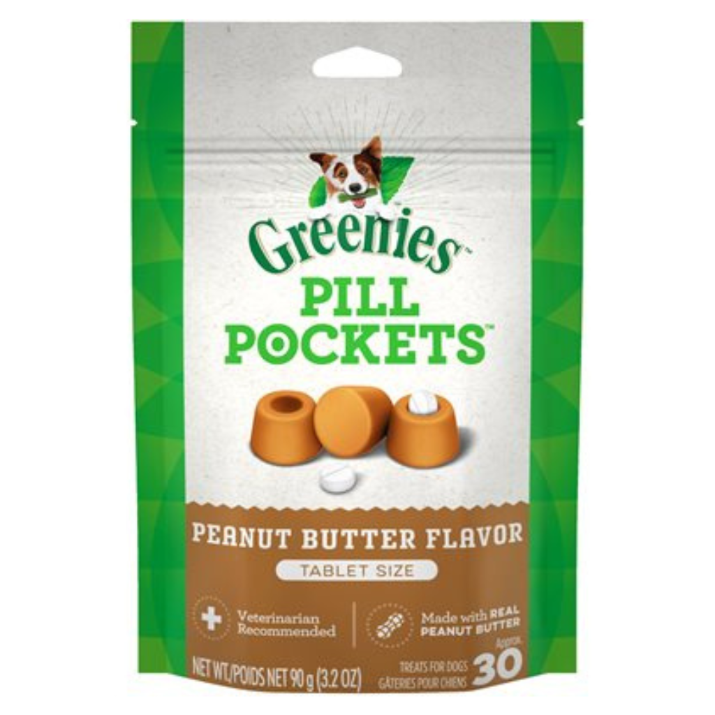 Greenies Pill Pockets Tablet Peanut Butter Dog Treats