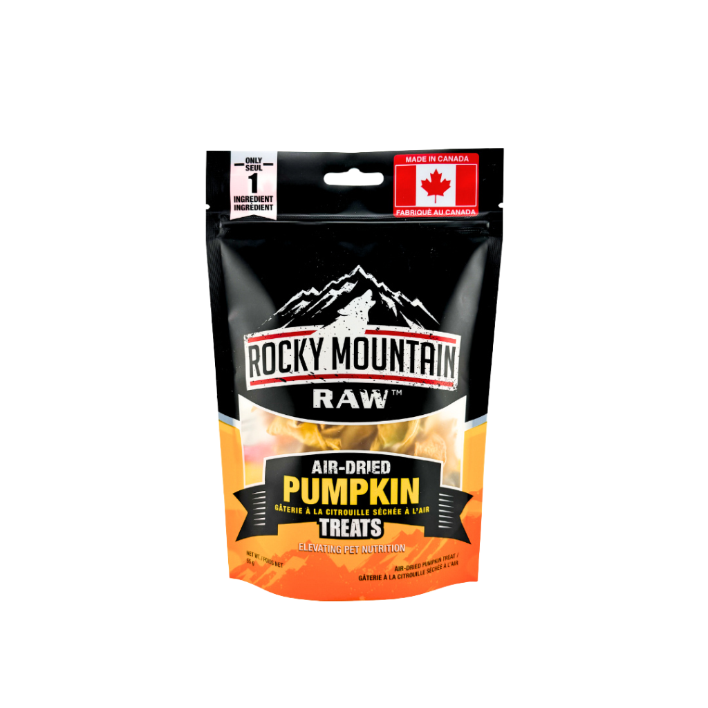 Rocky Mountain Raw Air-dried Pumpkin Dog Treats