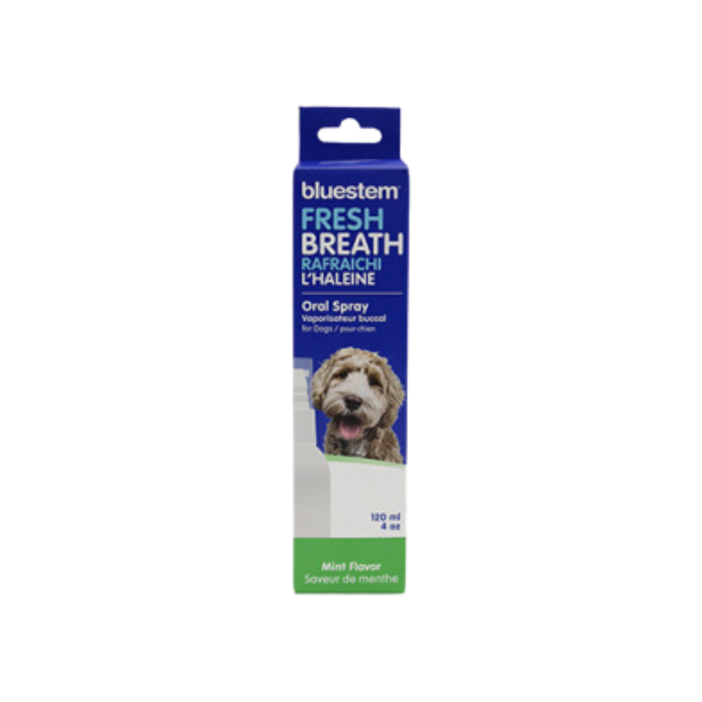 bluestem Oral Care Spray for Dogs with coactiv+ Vanilla Mint Flavor