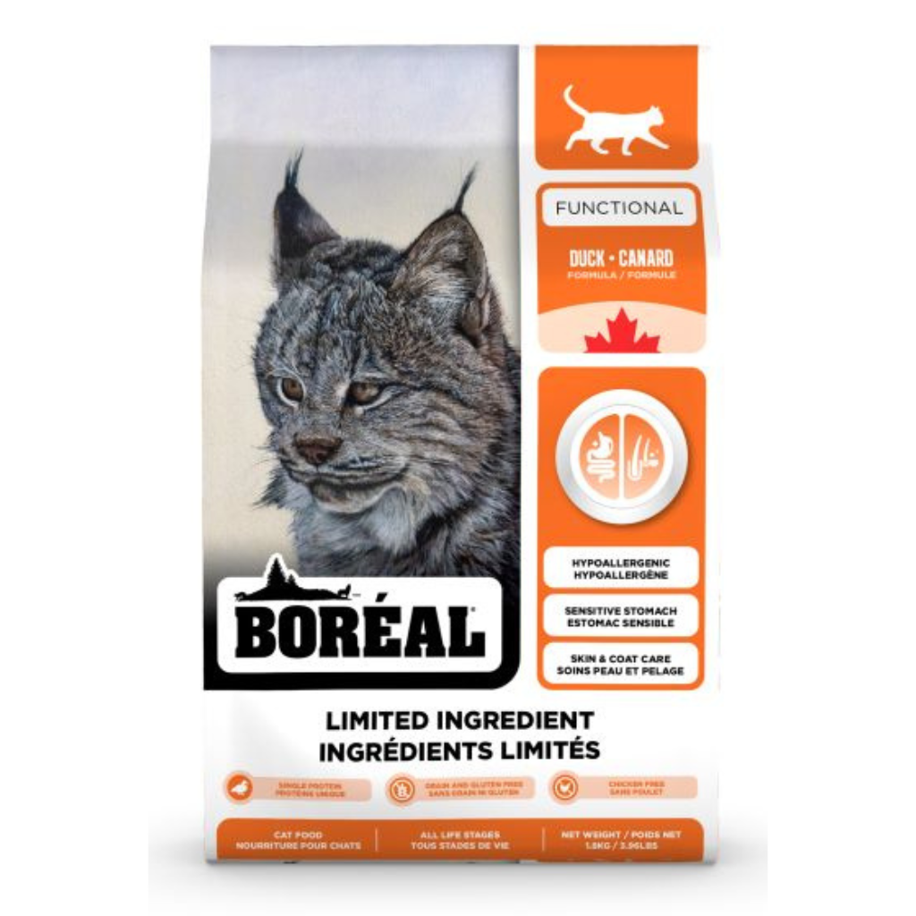 Boreal Functional Limited Ingredients All Breeds Duck Cat Food