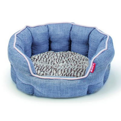 Bud'Z Round Deluxe Cuddler Blue