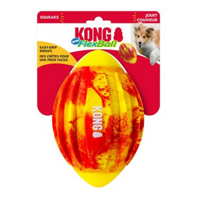 KONG Flexball Sport Football Medium Dog Toy