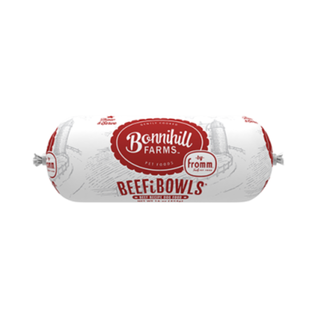Fromm Bonnihill FARMS BEEFiBOWLS Beef Recipe Frozen Dog Food