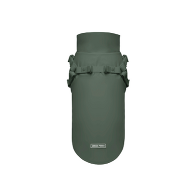 Canada Pooch Harness Raincoat - Forest Green