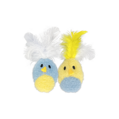 Multipet Feather Birds (2 Pack) Cat Toy